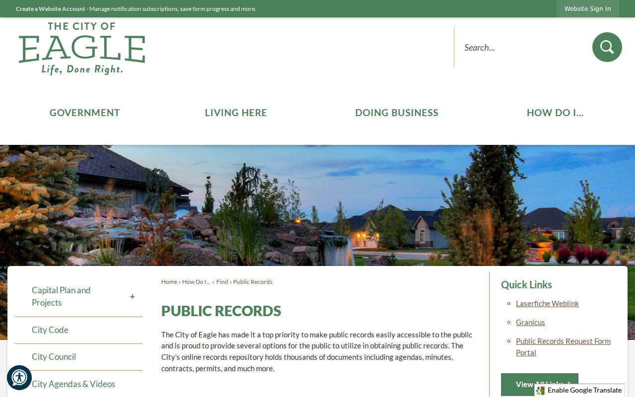 Eagle residents directory city public records hub