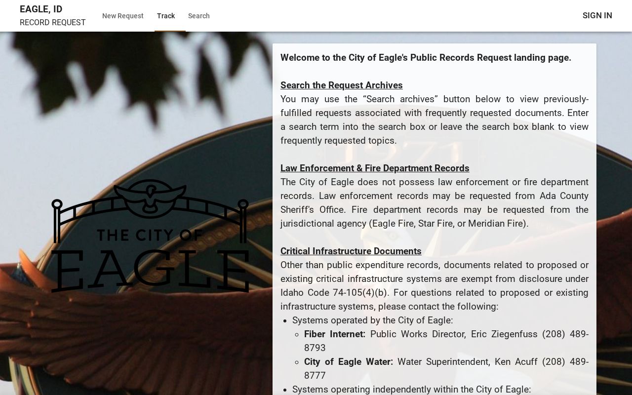 Eagle residents directory fulfilled request archive
